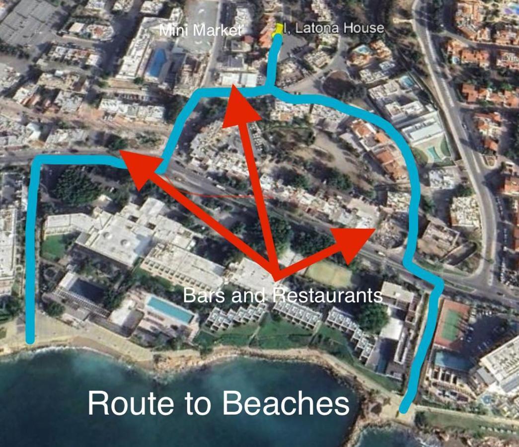 Seaside Maisonette 200M From Sea Paphos Exterior foto